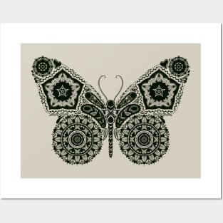 Ornamental Butterfly Posters and Art